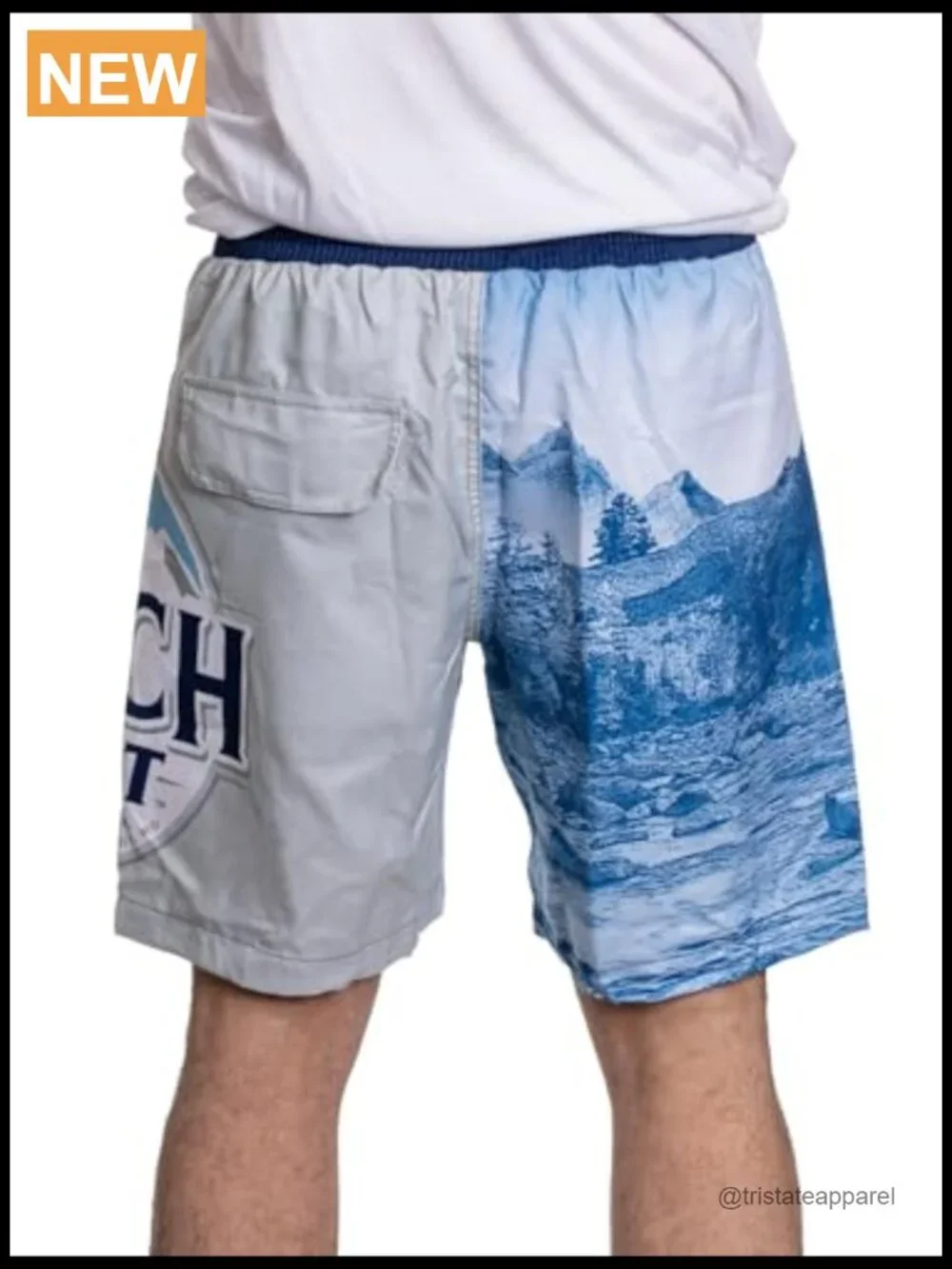 Men's Board Shorts with Adjustable Waist Quick Dry